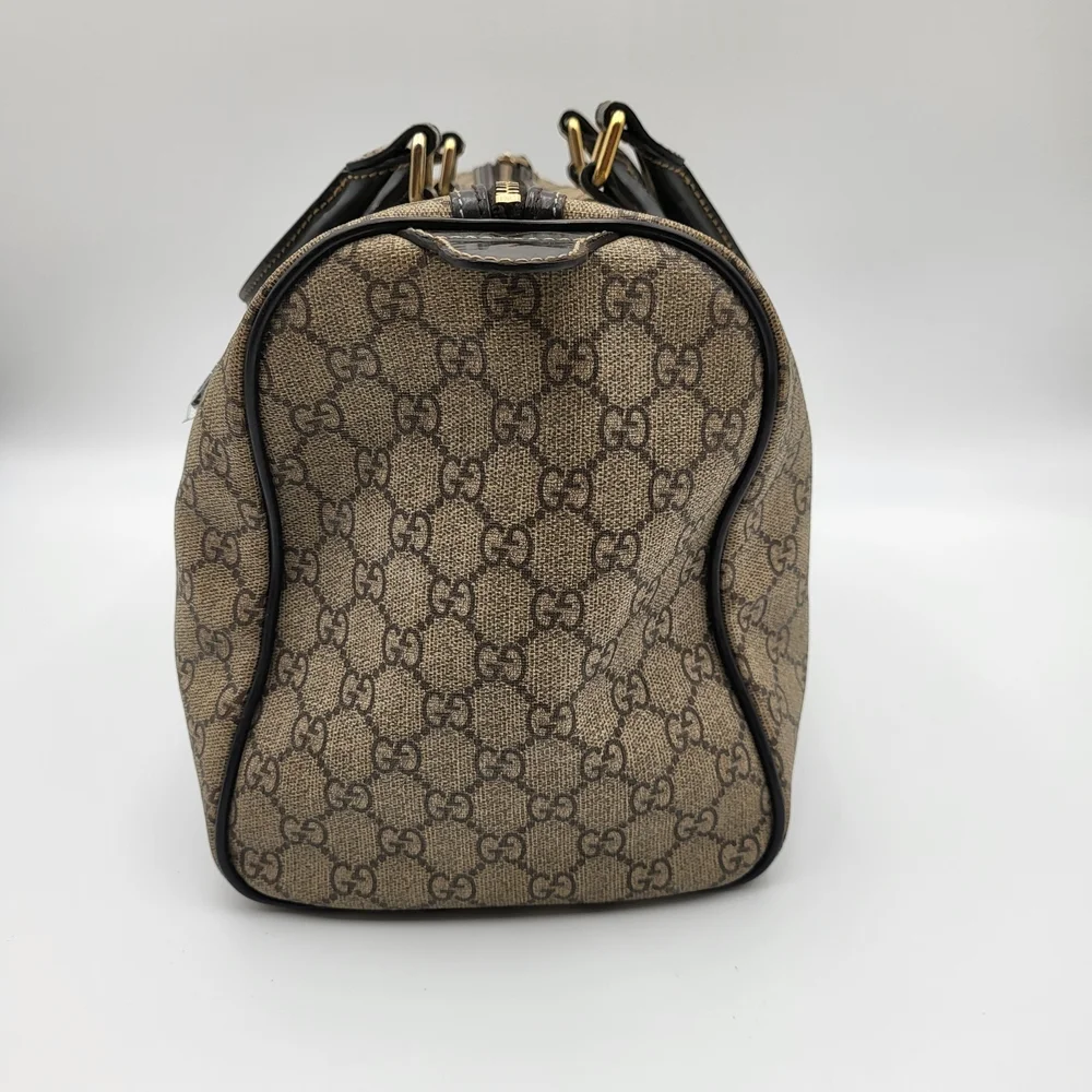 Gucci Coated Canvas Boston 30 Tattoo Rose Heart Bag Limited Edition..Authentic.. - Picture 3 of 15